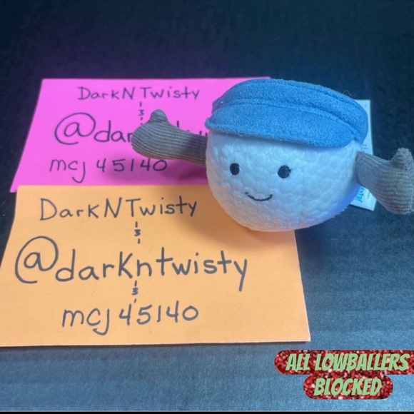 BNWT JELLYCAT AMUSEABLE GOLFBALL MINI PLUSH ADORABLE! - Picture 1 of 9